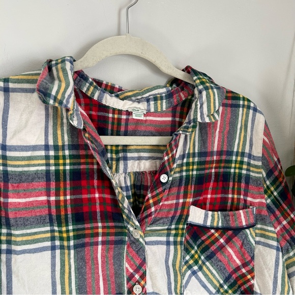 🩷AERIE JOGGER PLAID PAJAMA PANTS FLANNEL LONG SLEEVE CHRISTMAS PAJAMAS STRETCHY - Picture 7 of 14